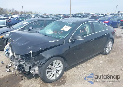 2014 Buick Regal Turbo/E-Assist Premium I from USA, damaged, VIN 2G4GN5EX2E9223250